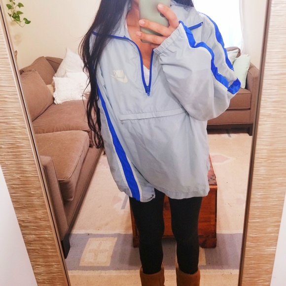 Nike Jackets & Blazers - Vintage 90's Retro NIKE Windbreaker Jacket Gray